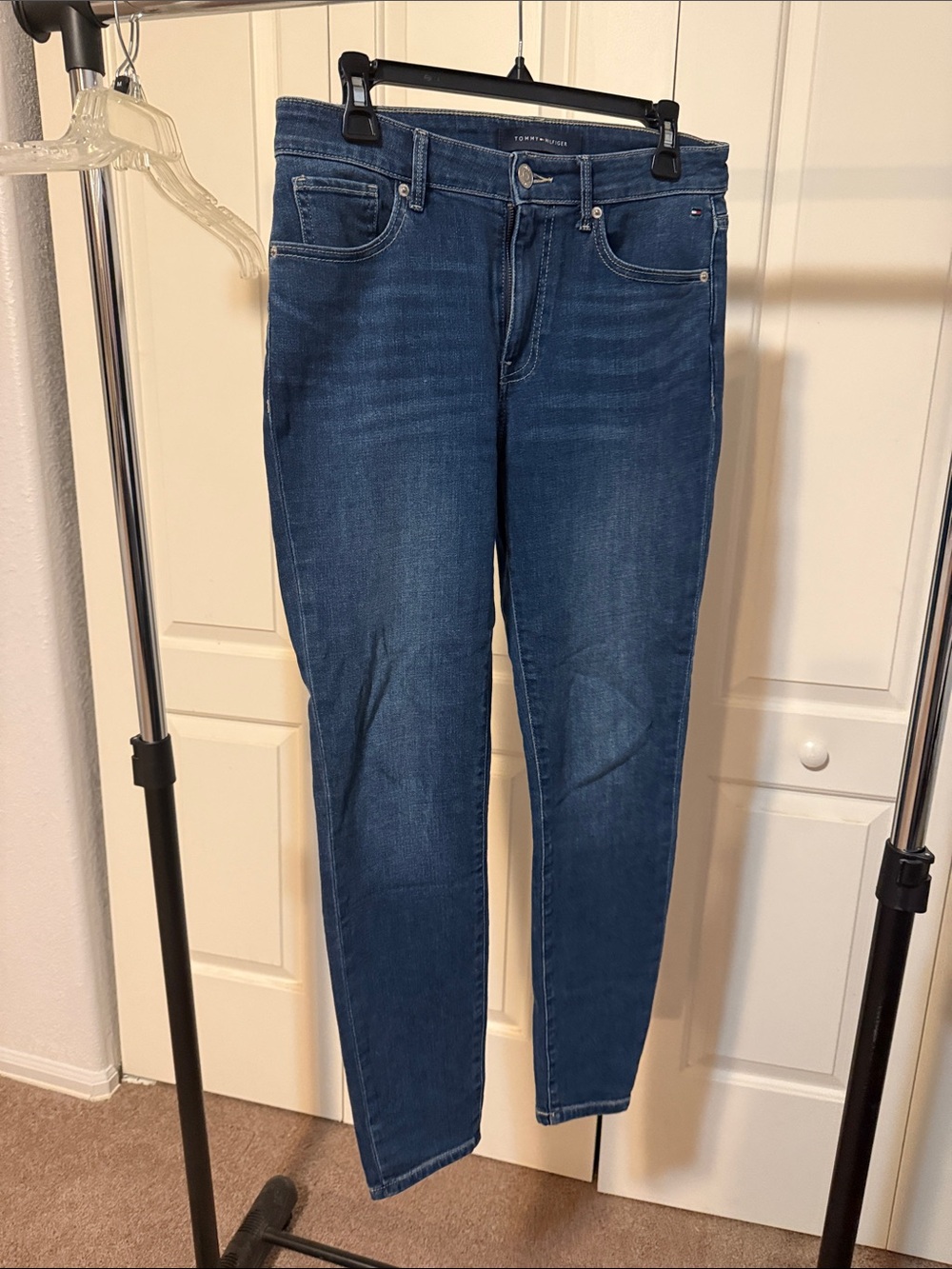 Tommy Hilfiger Skinny Jeans in Dark Wash Blue